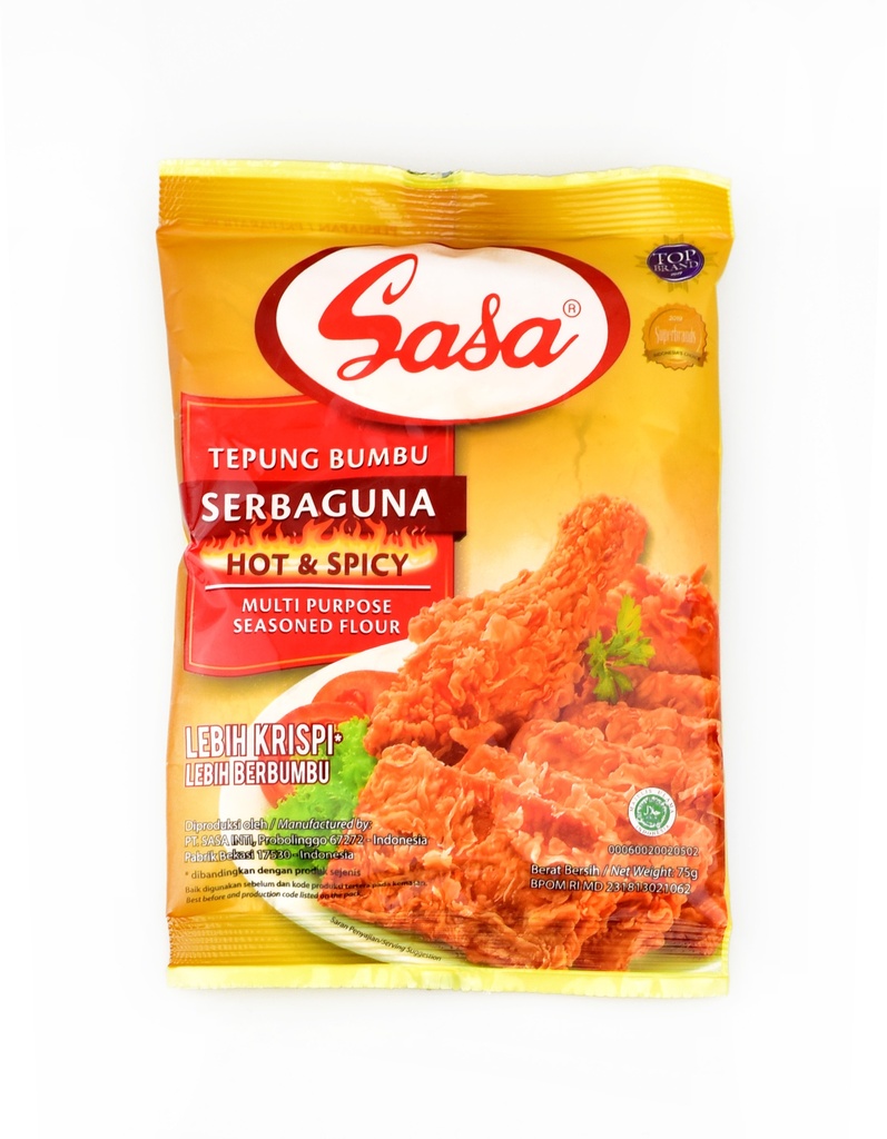 Sasa Tepung Bumbu Serbaguna Hot & Spicy 70GR
