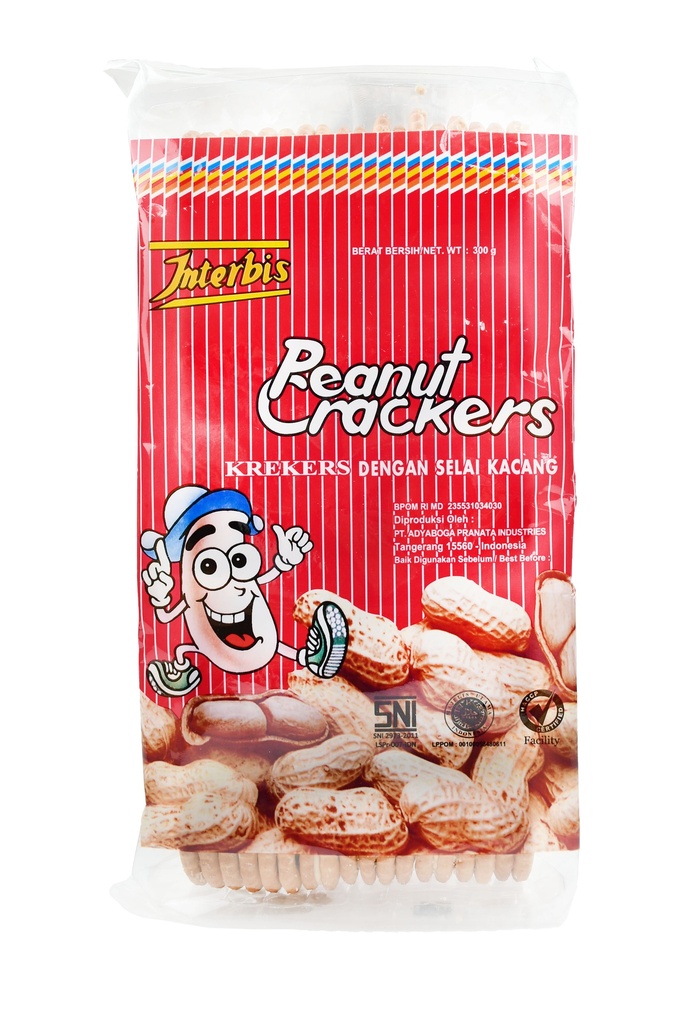 Interbis Crackers Peanut 268GR