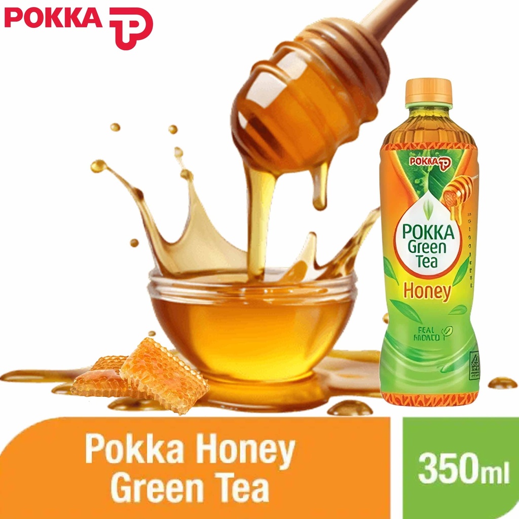 Pokka Green Tea Madu 350ML