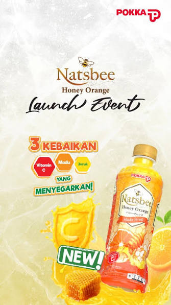 Pokka Natsbee Madu Jeruk 350ML