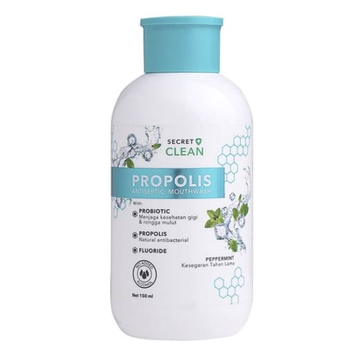 Secret Clean Propolis Antiseptic Mounthwash Peppermint 150ML