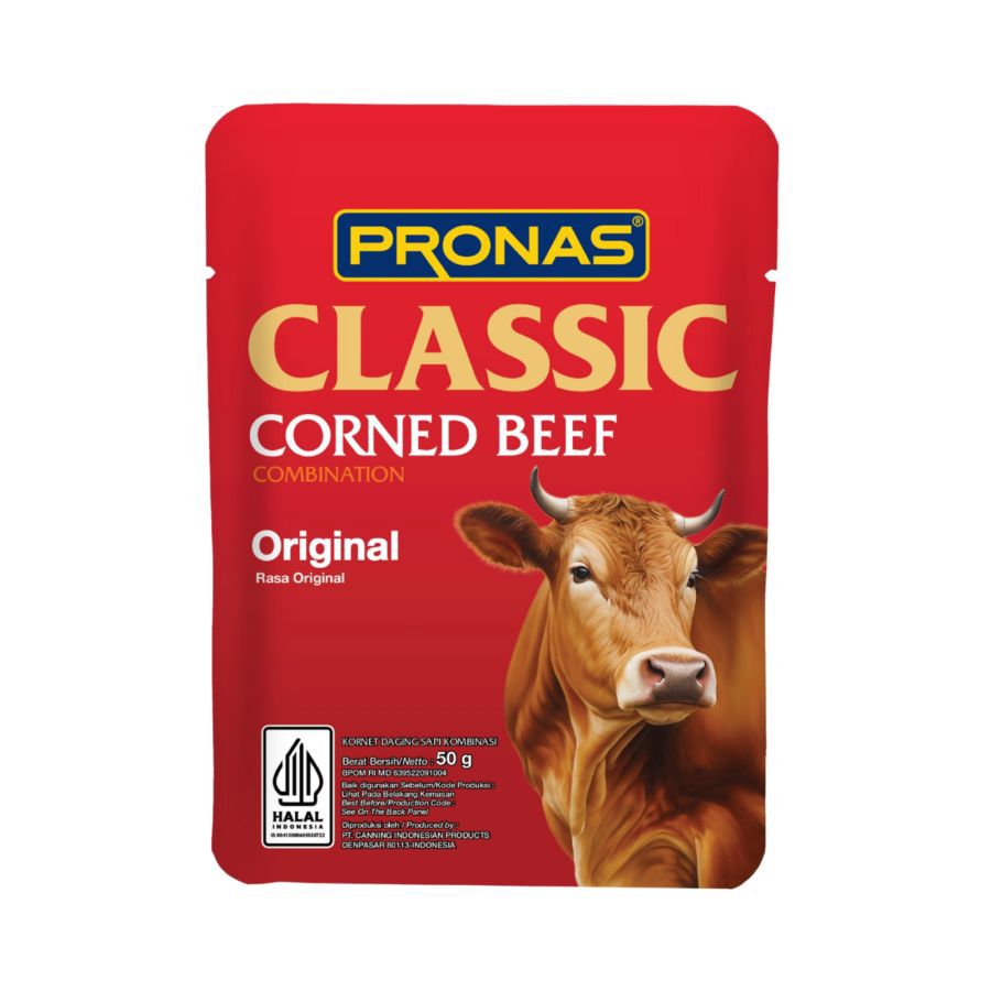 Pronas Classic Corned Beef Original 50GR
