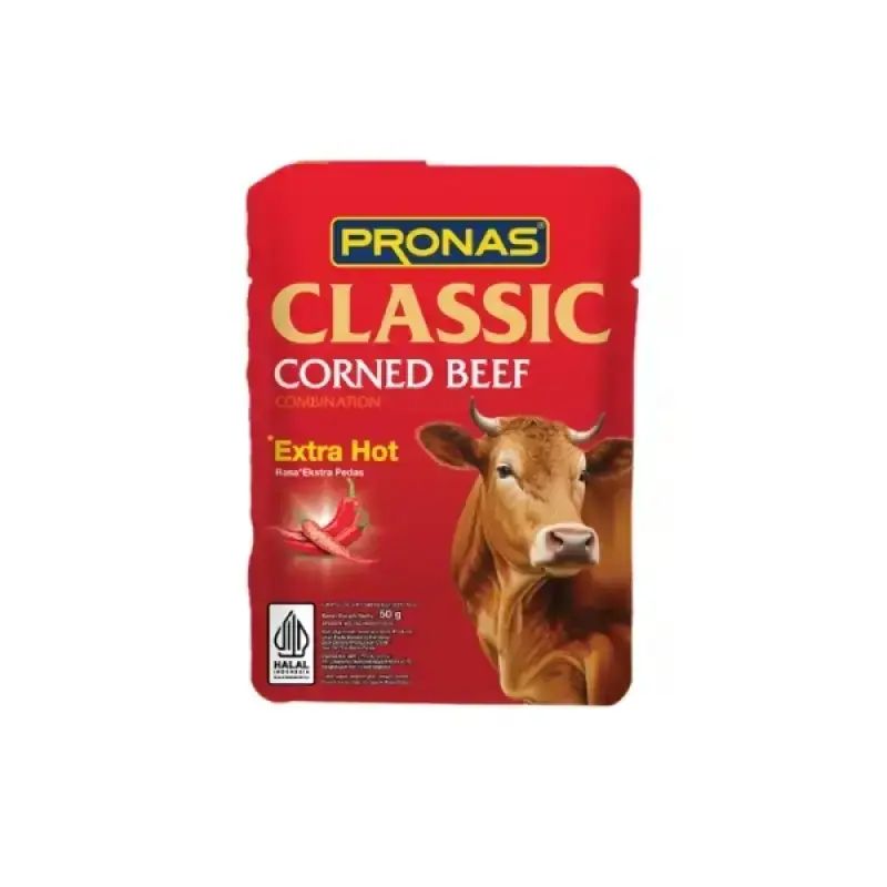 Pronas Classic Corned Beef Extra Hot 50GR