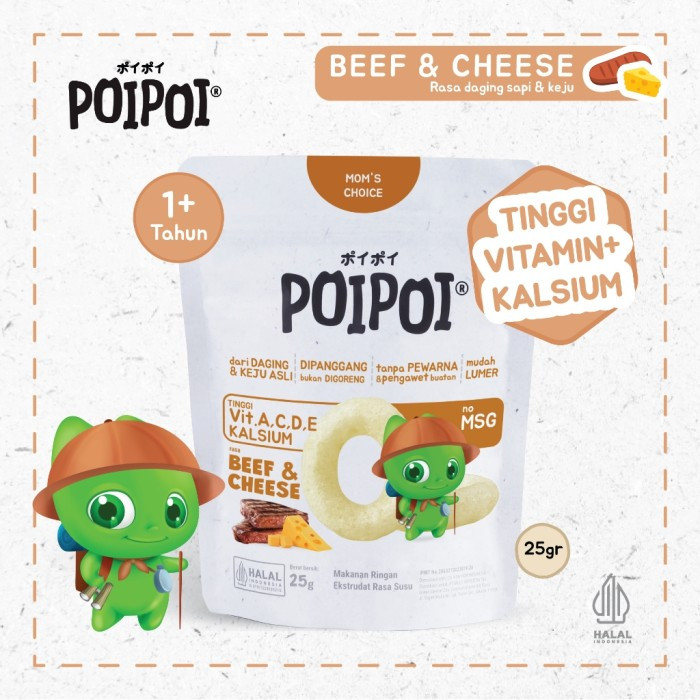 Poipoi Beef & Cheese 25GR