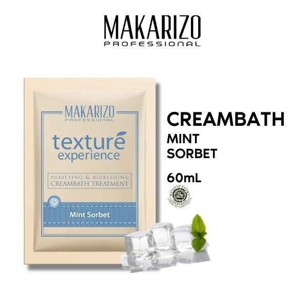 Makarizo Texture Experience Creambath Mint Sorbet 60ML