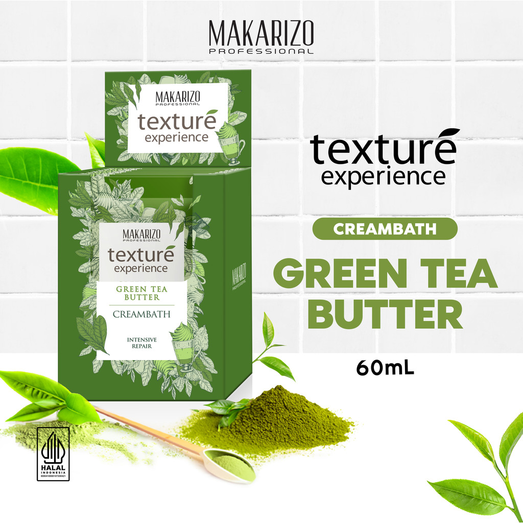 Makarizo Texture Experience Creambath Green Tea Butter 60ML