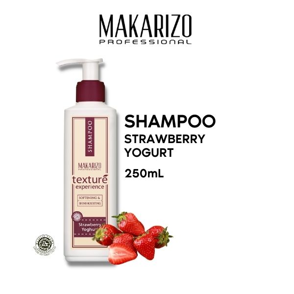 Makarizo Shampoo Texture Experience Strawberry Yoghurt 250ML