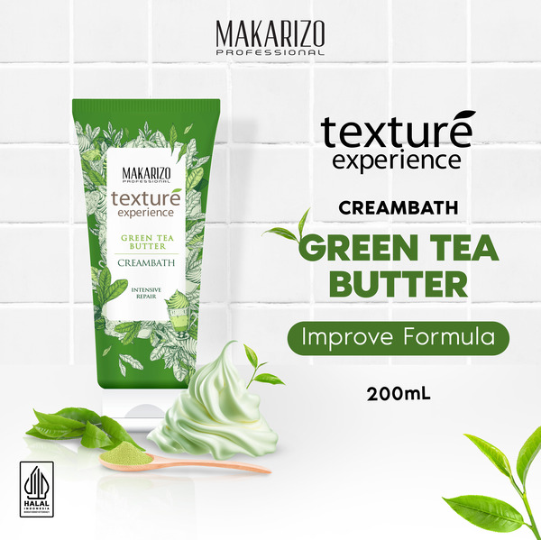Makarizo Creambath Texture Experience Green Tea Butter 200ML