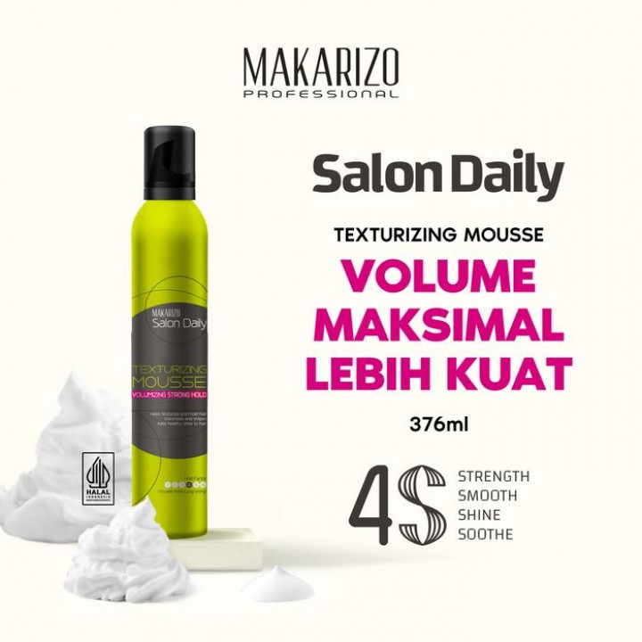 Makarizo Texturizing Mousse Salon Daily 376ML
