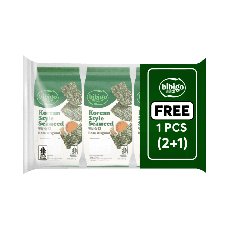 Bibigo Korean Style Seaweed Original 3X4GR