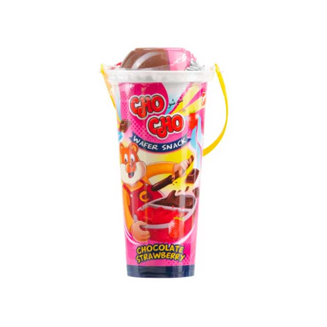 Cho Cho Wafer Snack Chocolate Strawberry 35GRGR