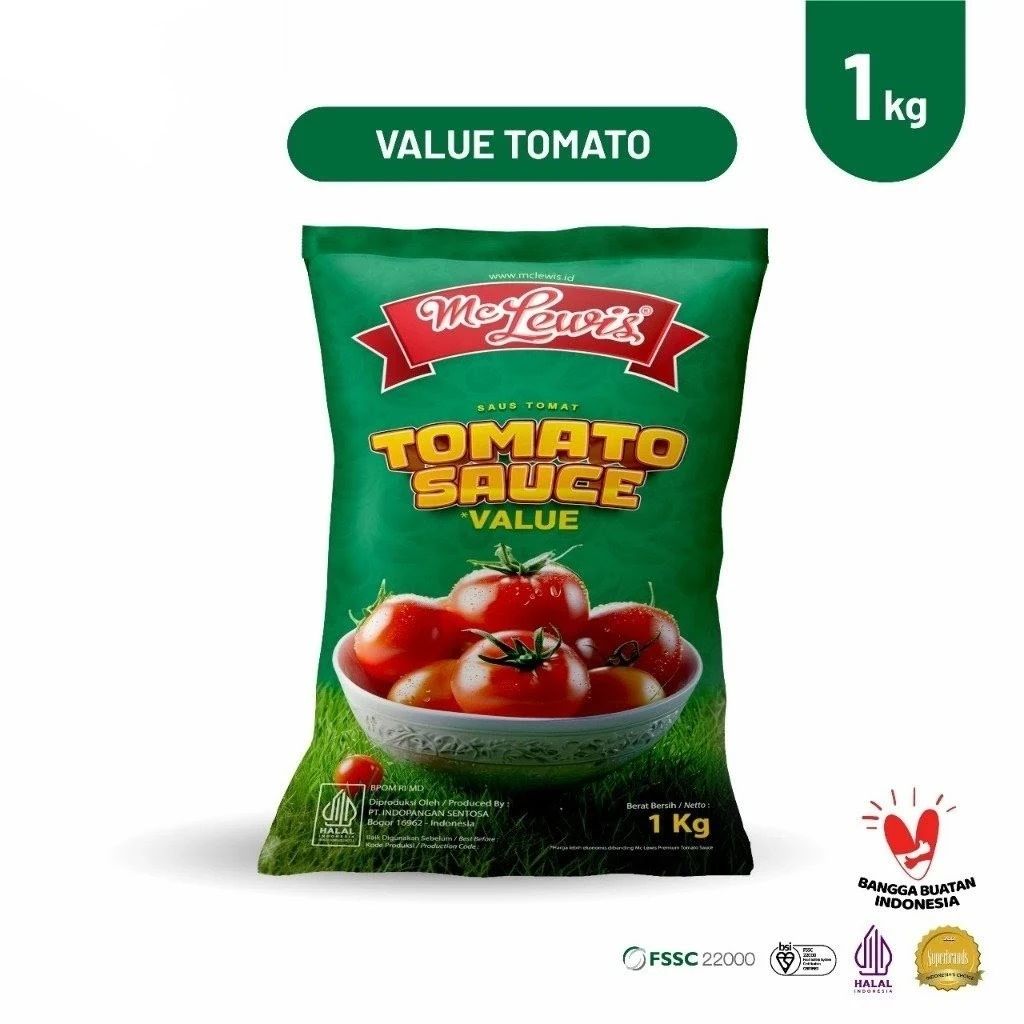 Mc Lewis Saus Tomat Value 1KG