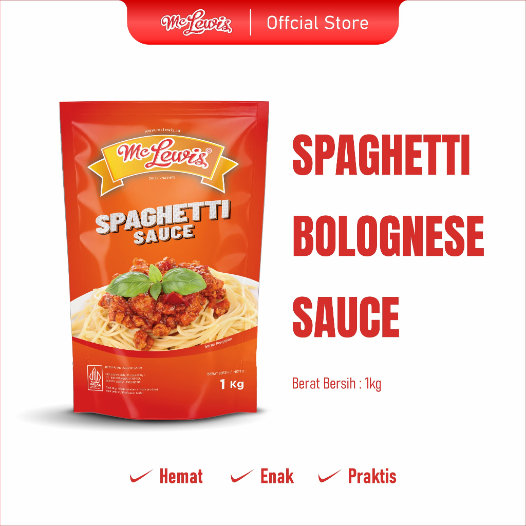 Mc Lewis Saus Spagheti 1KG