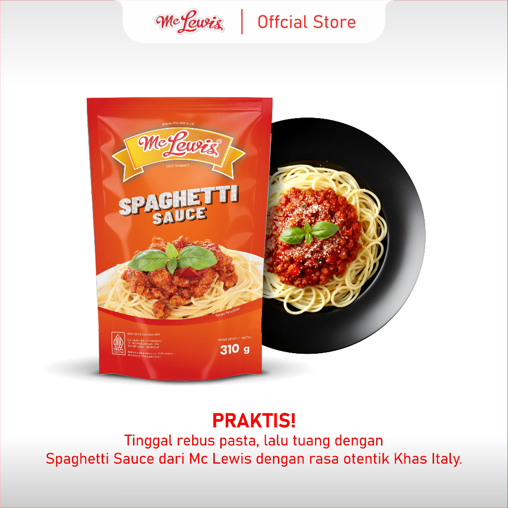 Mc Lewis Saus Spagheti 310GR