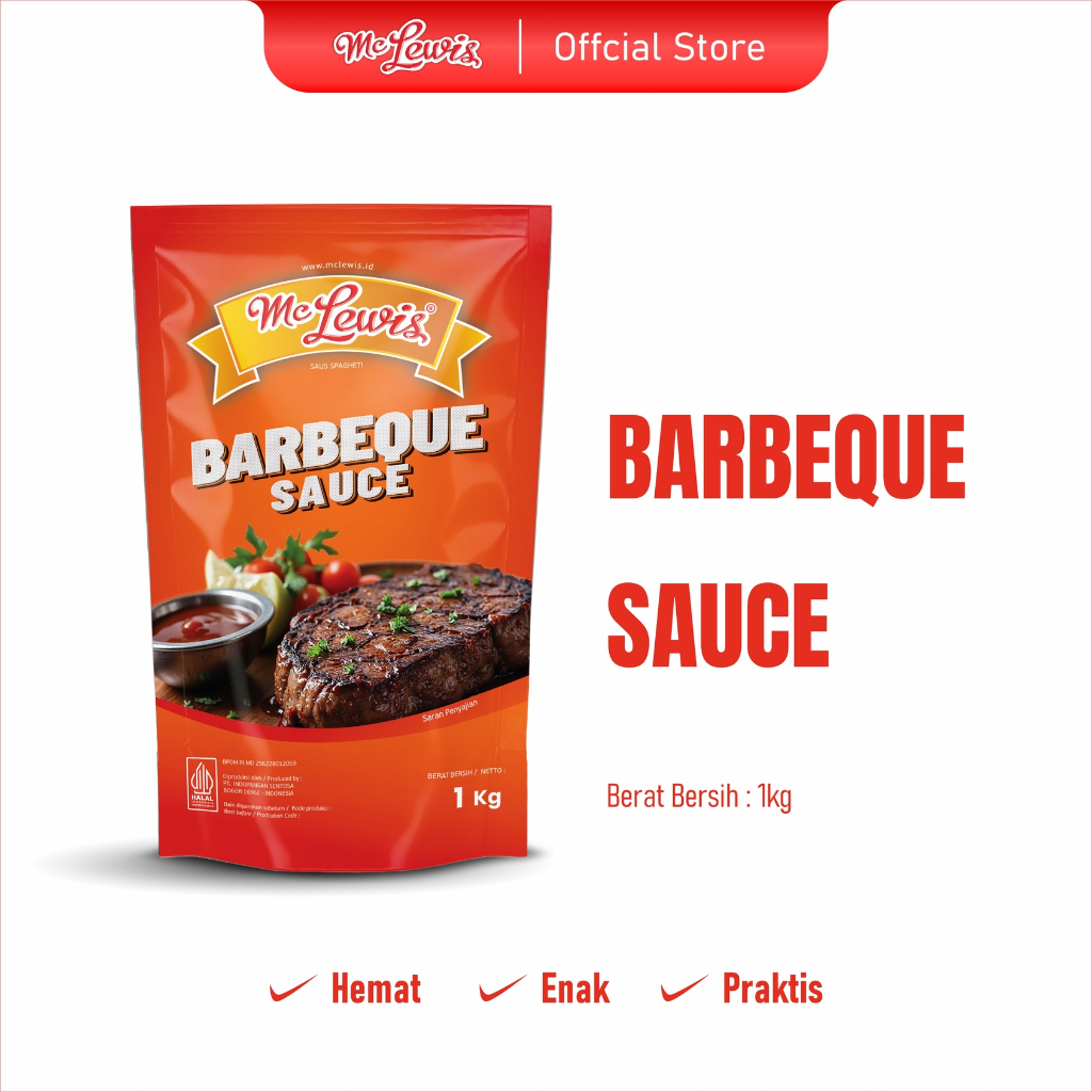 Mc lewis Saus Barbeque 1KG