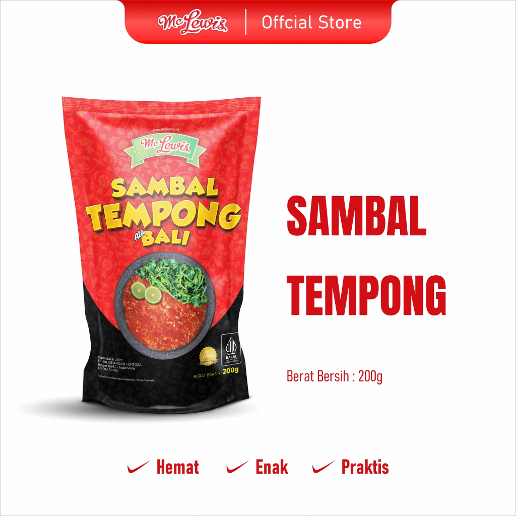 Mc Lewis Sambal Tempong Bali 200GR