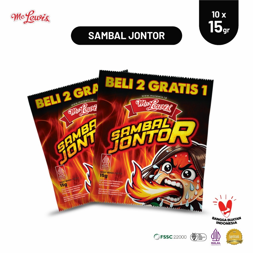 Mc Lewis Sambal Jontor 10x15GR