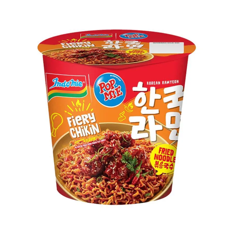 Indomie Pop Mie Korean Ramyeon Fiery Chikin 74GR
