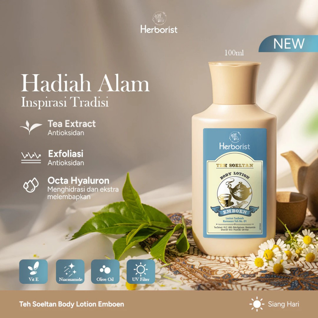 Herborist Teh Soeltan Body Lotion Emboen btl 100ML