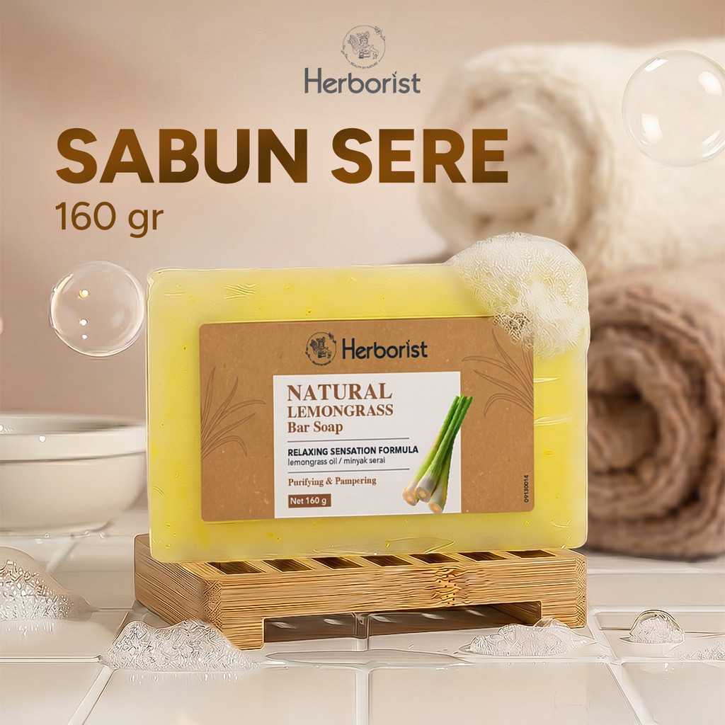 Herborist Natural Lemongrass Bar Soap 160GR