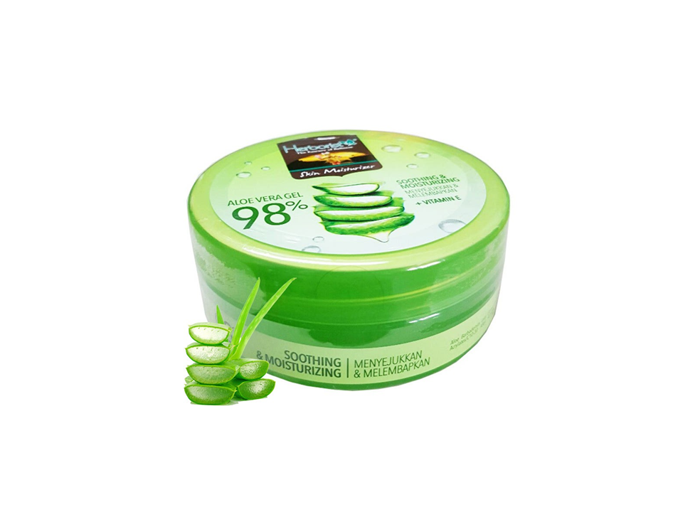 Herborist Skin Moisturizer Aloe Vera Gel Soothing & Moizturizing 250GR