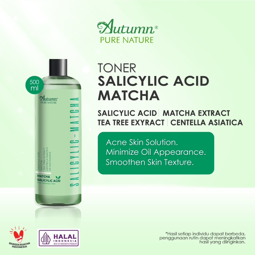 Autumn Matcha Salicylic Acid Toner 500ML