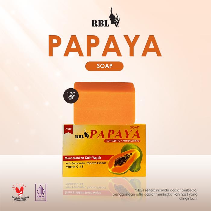 Papaya Soap Antiseptic Antibacterial 120GR
