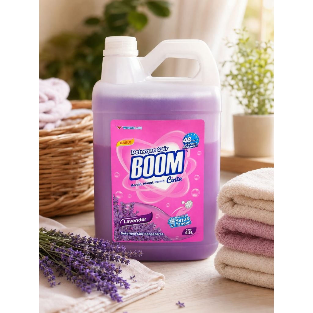 BOOM Detergen Cair Lavender 4.5L