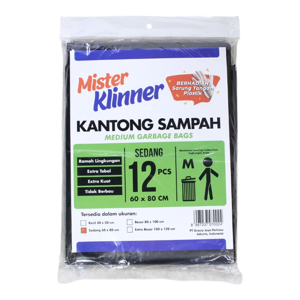 Mister Klinner Kantong Sampah Medium M 60x80CM