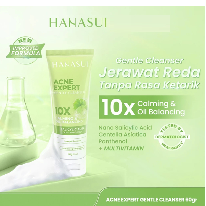 Hanasui Acne Expert Gentle Cleanser Calming & Oil Balancing 60GR