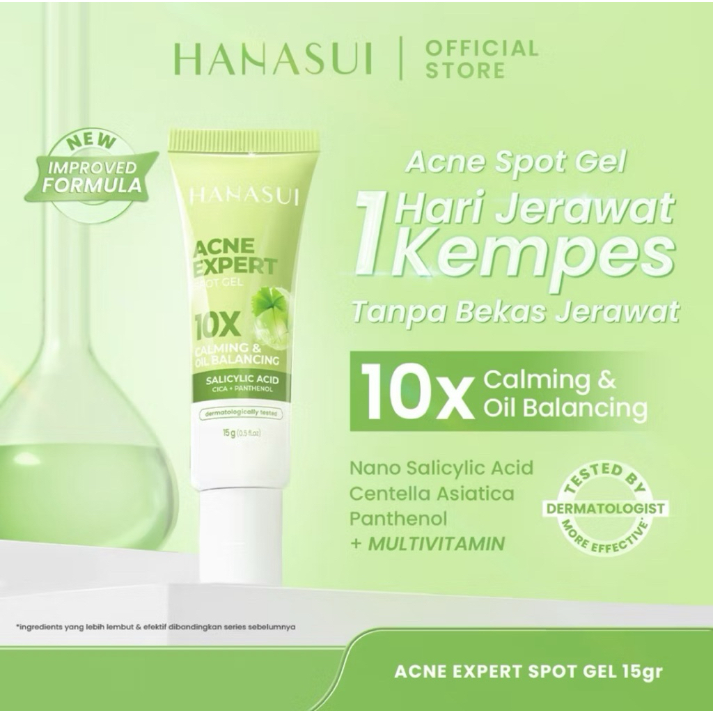 Hanasui Acne Expert Spot Gel Calming & Oil Balancing 15GR