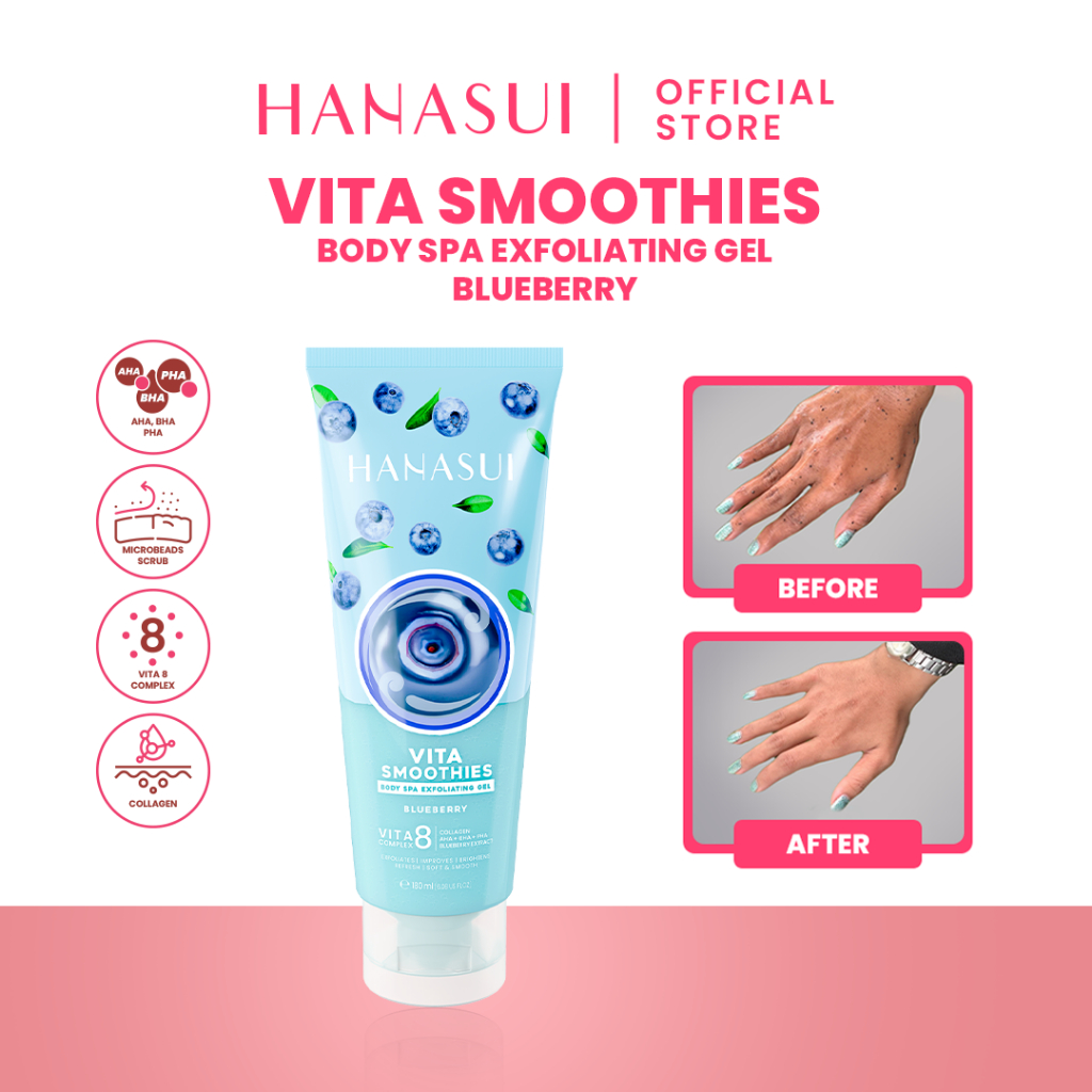 Hanasui Vita Smoothies Body Spa Bluberry 180ML