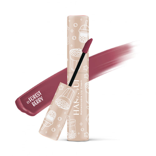 Hanasui Lip Cream Boba Forest Berry 01 4GR