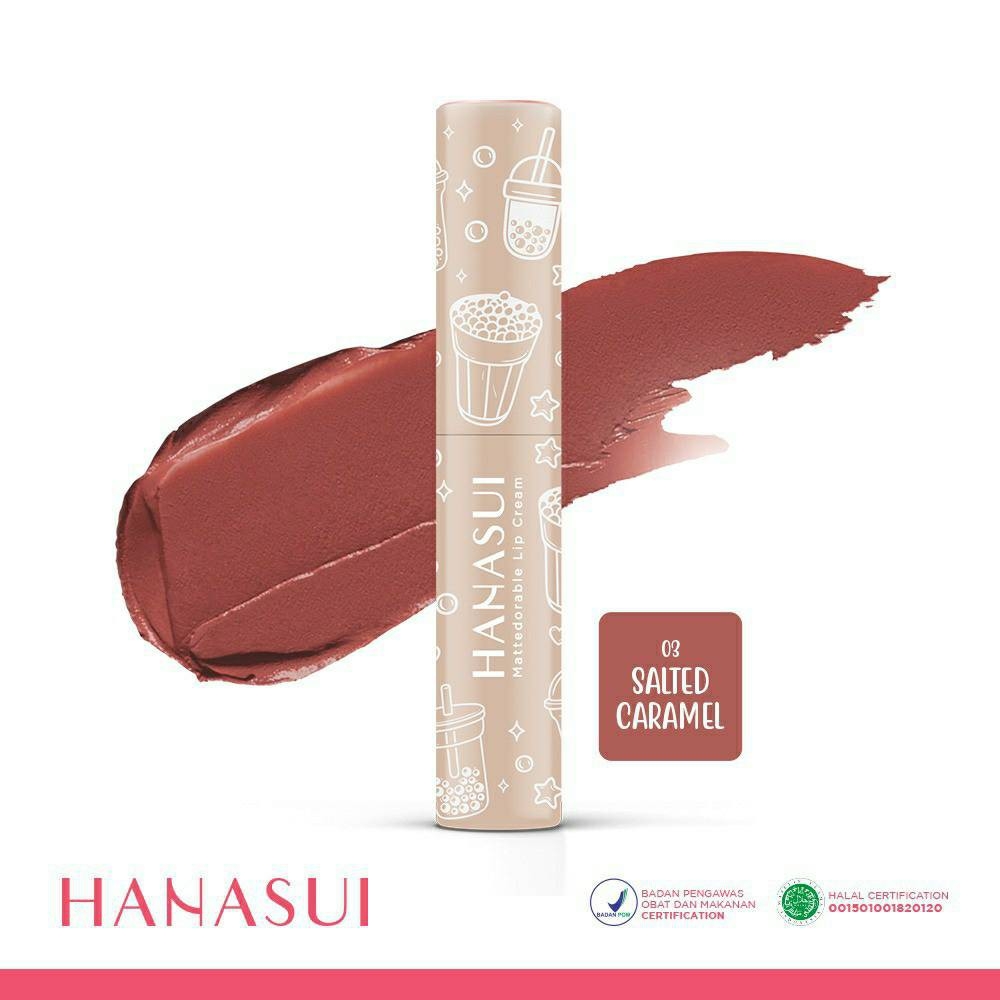 Hanasui Lip Cream Boba Salted Caramel 03 4GR