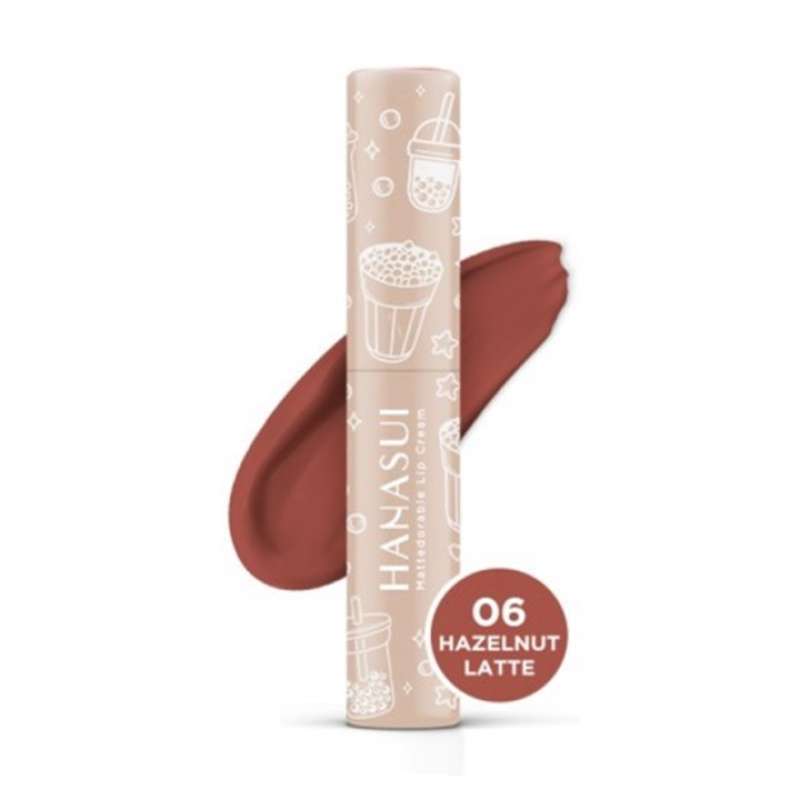 Hanasui Lip Cream Boba Hazelnut Latte 06 4GR