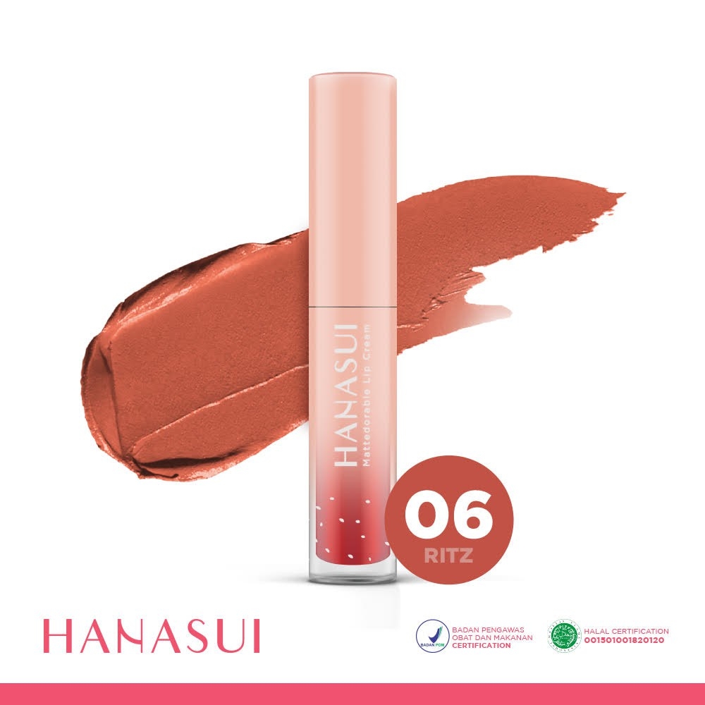 Hanasui Lip Cream Matte Ritz 06 4GR