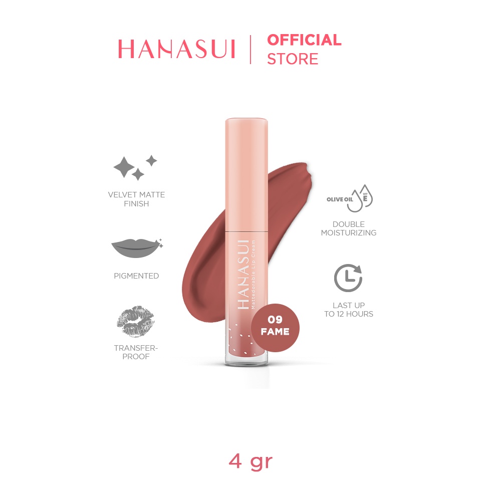 Hanasui Lip Cream Matte Fame 09 4GR