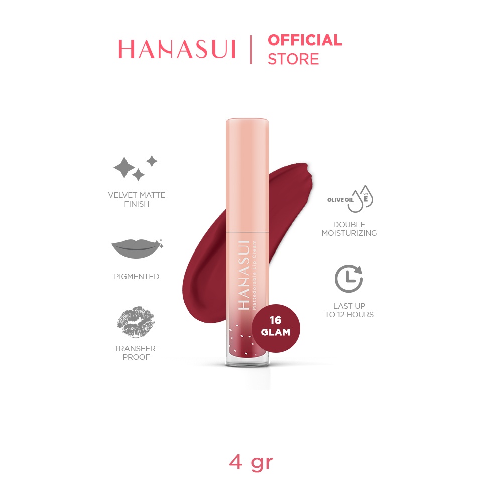 Hanasui Lip Cream Matte Glam 16 4GR