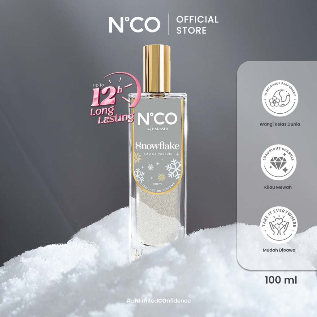 Hanasui N'CO Eau De Parfum Snowflake 100ML