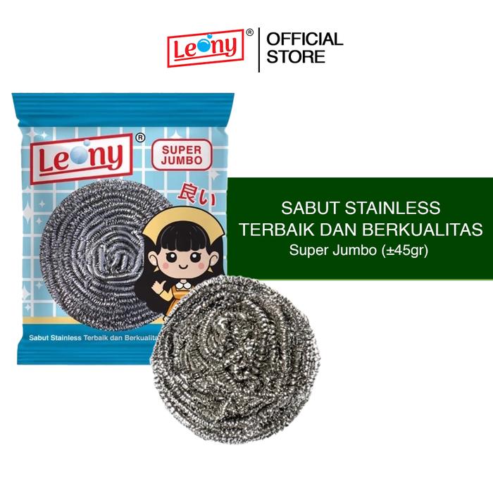Leony Sabut Stainless Super Jumbo 1pcs