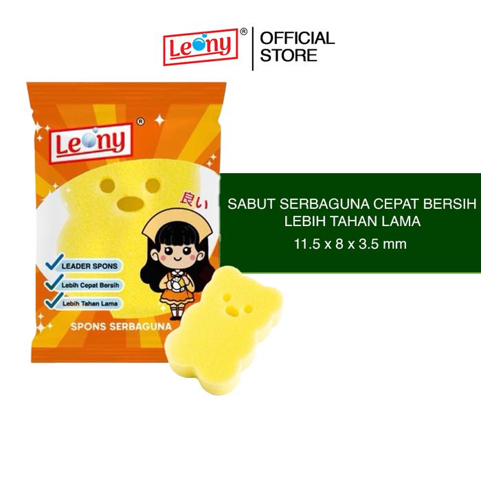 Leony Sabut Spons Serbaguna 1pcs