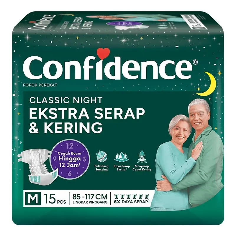 Confidence Popok Perekat Classic Night M 15PCS