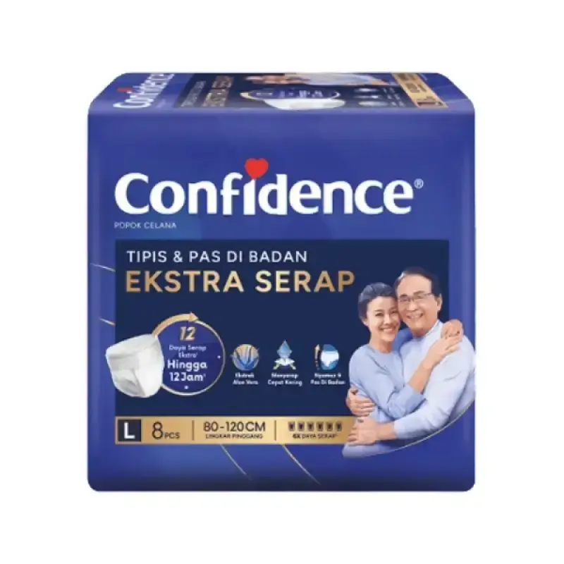 Confidence Popok Celana Ekstra Serap L 8PCS