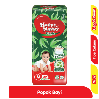 Happy Nappy Pants M 32PCS