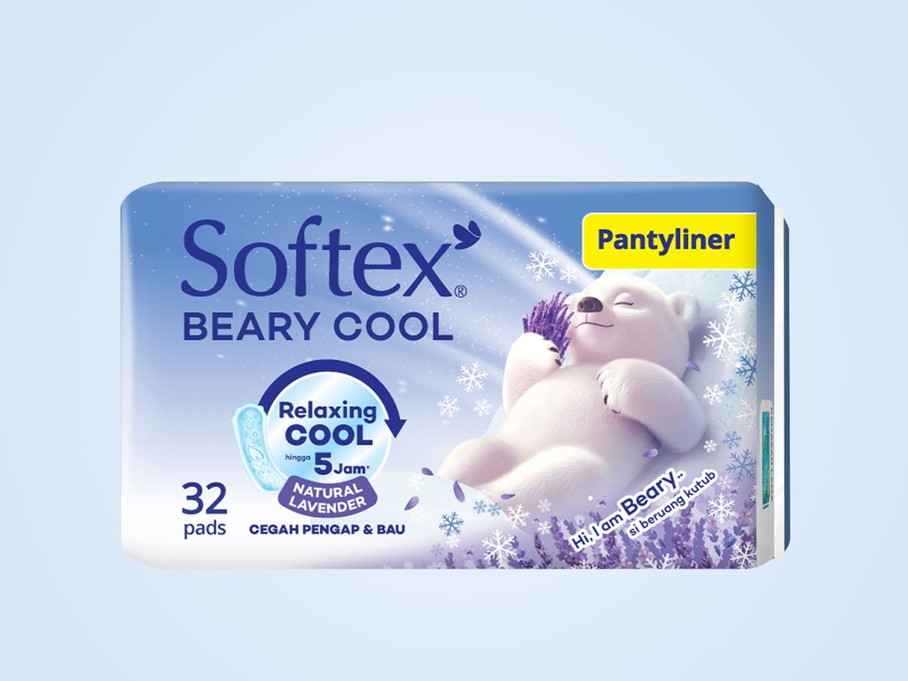 Softex Beary Cool Pantyliner 32PCS