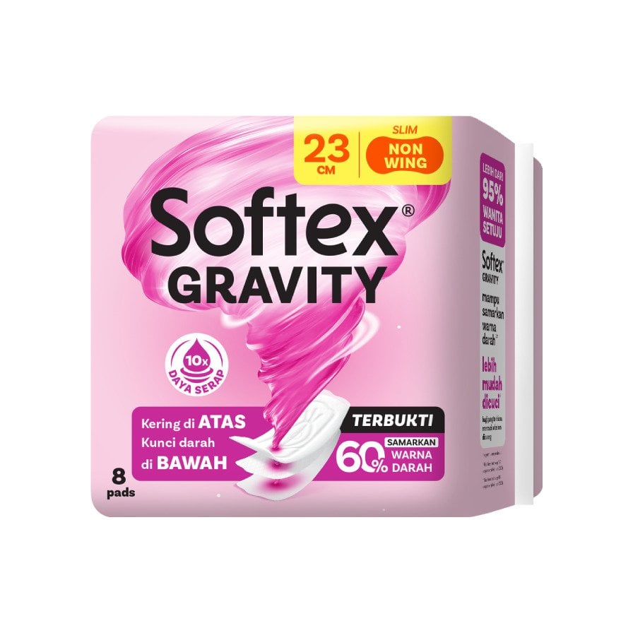 Softex Gravity 23cm Non Wing 8PCS