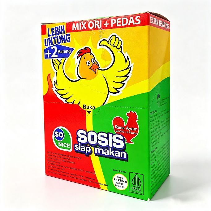 So Nice Sosis Ayam Box 24+2x20GR
