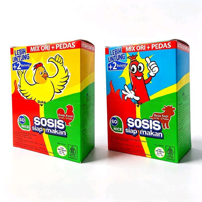 So Nice Sosis Sapi Box 24+2x20GR