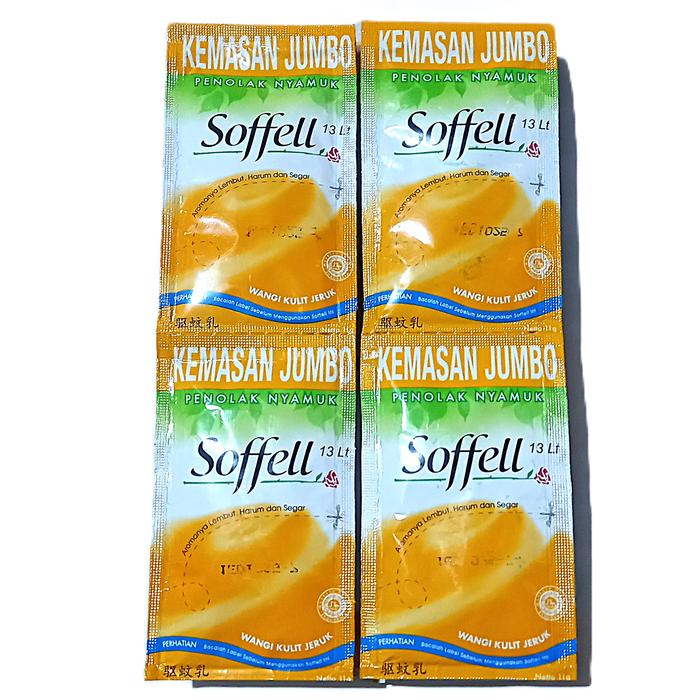Soffell Lotion Penolak Nyamuk Wangi Kulit Jeruk 12x10GR