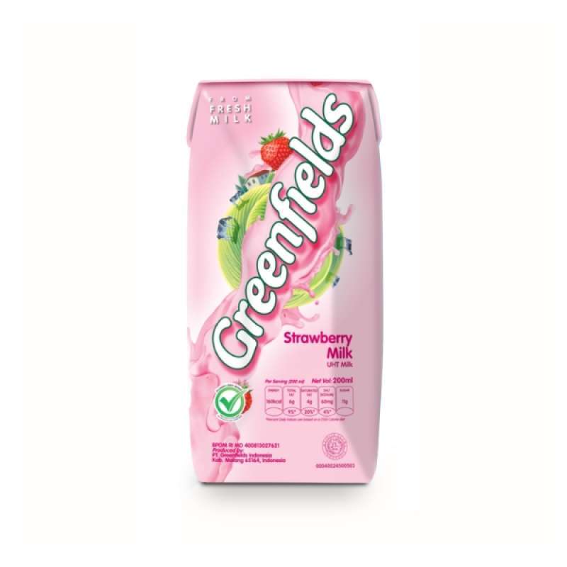 Greenfields UHT Strawberry 200ML